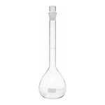 Merck Pyrex volumetric flask, class A with Pyrex ST stopper