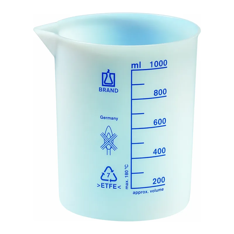 Merck BRAND ETFE beaker with spout, low form