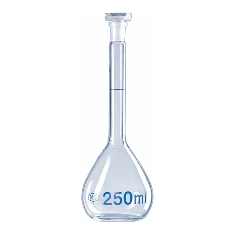 Merck BRAND BLAUBRAND volumetric flask, PP stopper, clear glass