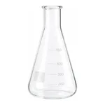 Merck BRAND Erlenmeyer flask with beaded rim and graduation, narrow mouth