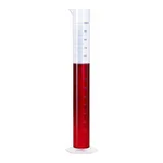 Merck BRAND graduated cylinder, PP, with blue printed scale or embossed scale