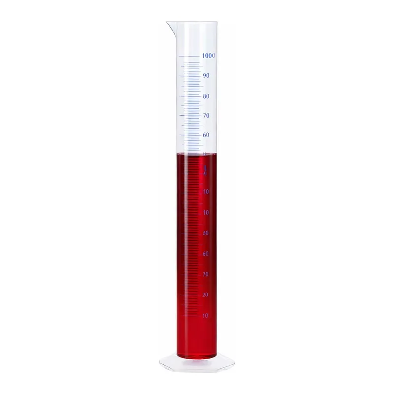 Merck BRAND graduated cylinder, PP, with blue printed scale or embossed scale