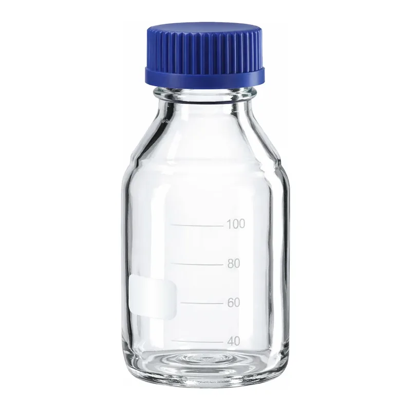 Merck BRAND laboratory bottle, graduated with screw cap