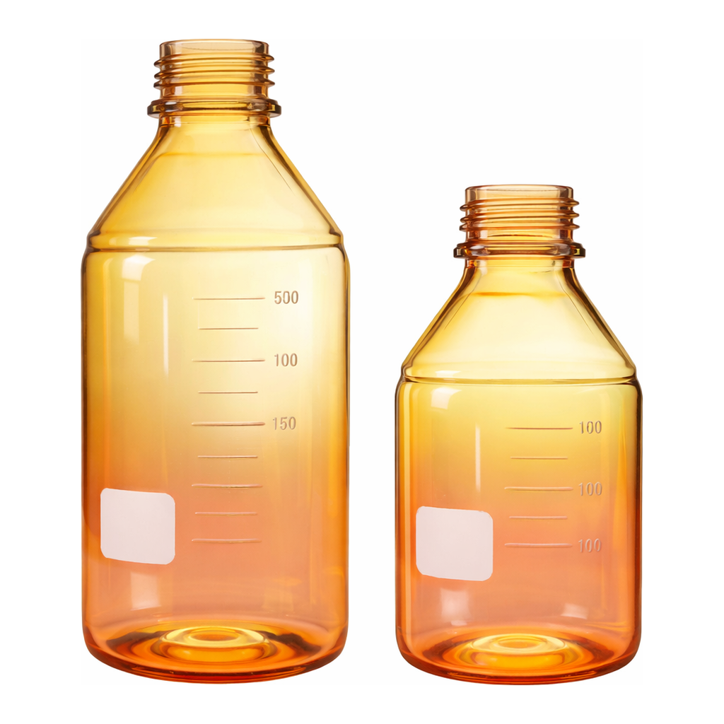Merck Duran graduated laboratory bottles, without caps