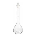 Merck Pyrex volumetric flask, class A with Pyrex ST stopper
