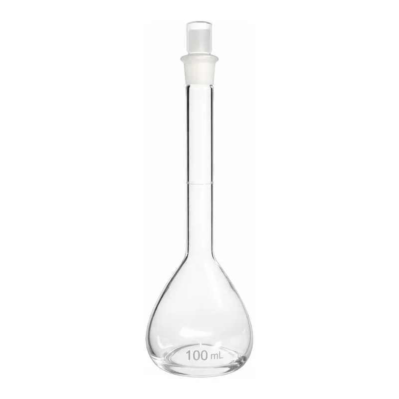 Merck Pyrex volumetric flask, class A with Pyrex ST stopper