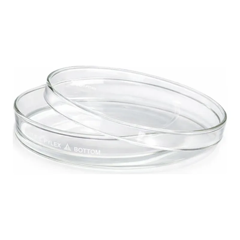 Merck Pyrex petri dishes