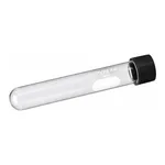Merck Pyrex culture tubes, screw cap with PTFE liner