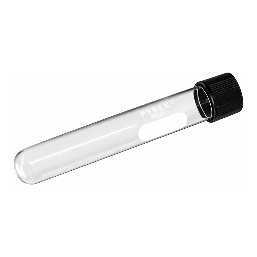 Merck Pyrex culture tubes with screw-cap