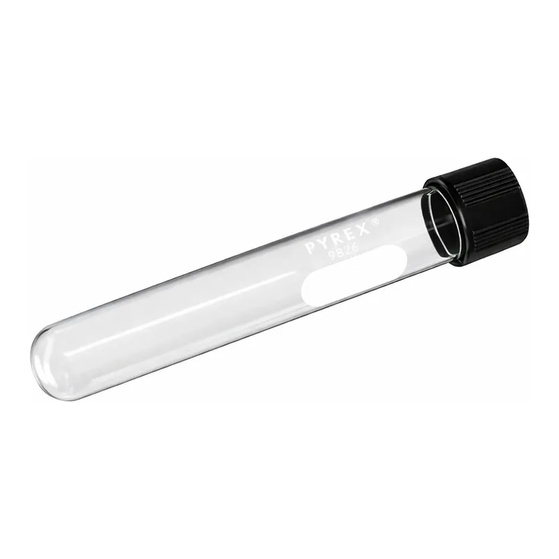 Merck Pyrex culture tubes with screw-cap