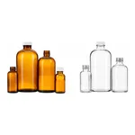 Merck Wheaton narrow mouth bottles with caps