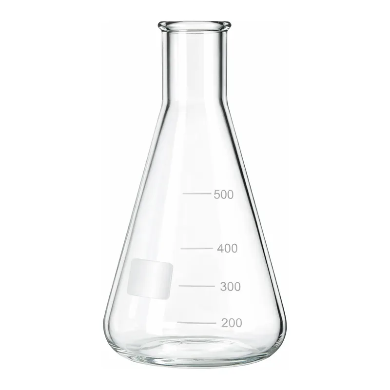 Merck BRAND Erlenmeyer flask with beaded rim and graduation, narrow mouth