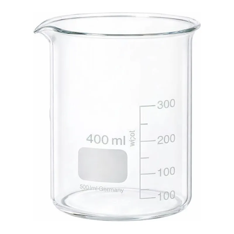 Merck BRAND glass beaker with spout, low form