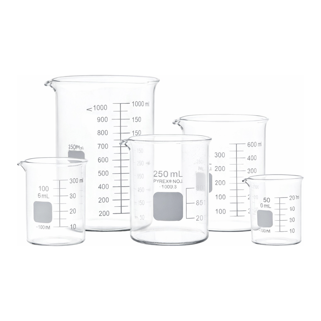 Merck PYREX Griffin beakers