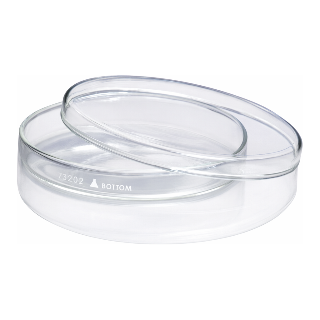 Merck Pyrex petri dishes
