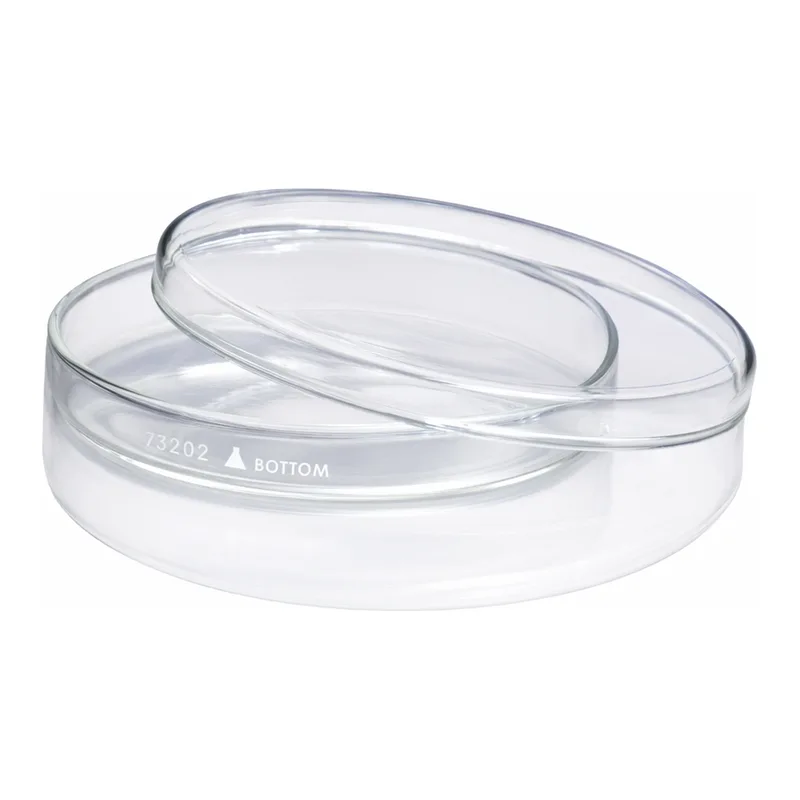 Merck Pyrex petri dishes