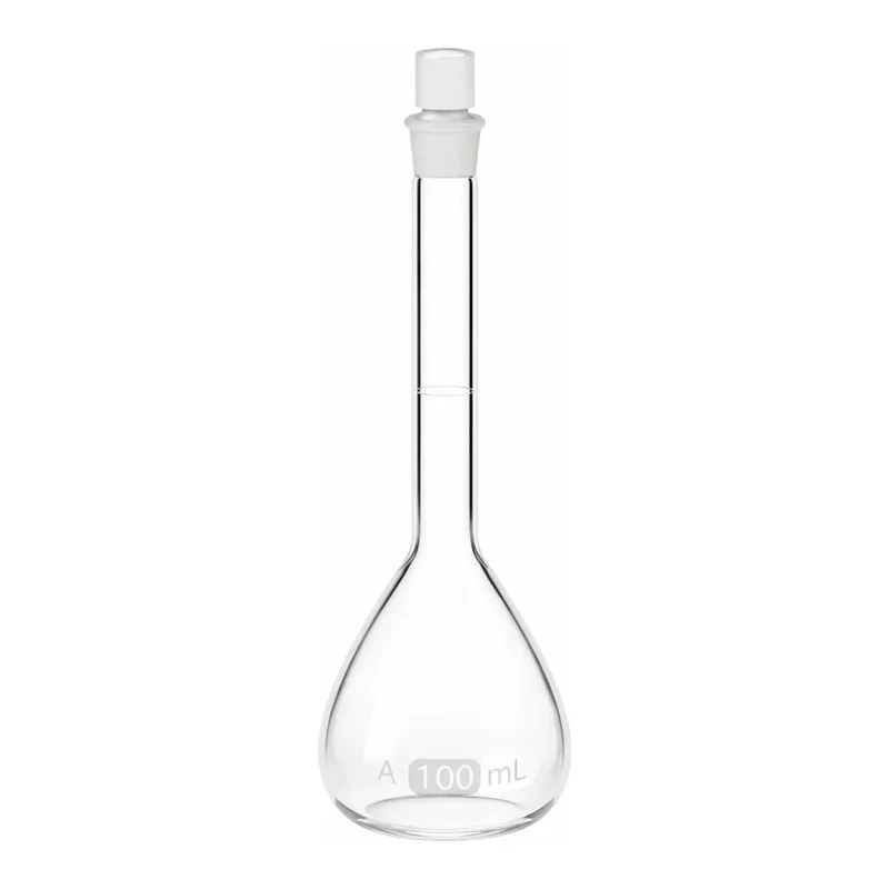 Merck Pyrex volumetric flask, class A with Pyrex ST stopper