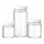 Merck Wheaton straight-mouth bottles with cap, clear