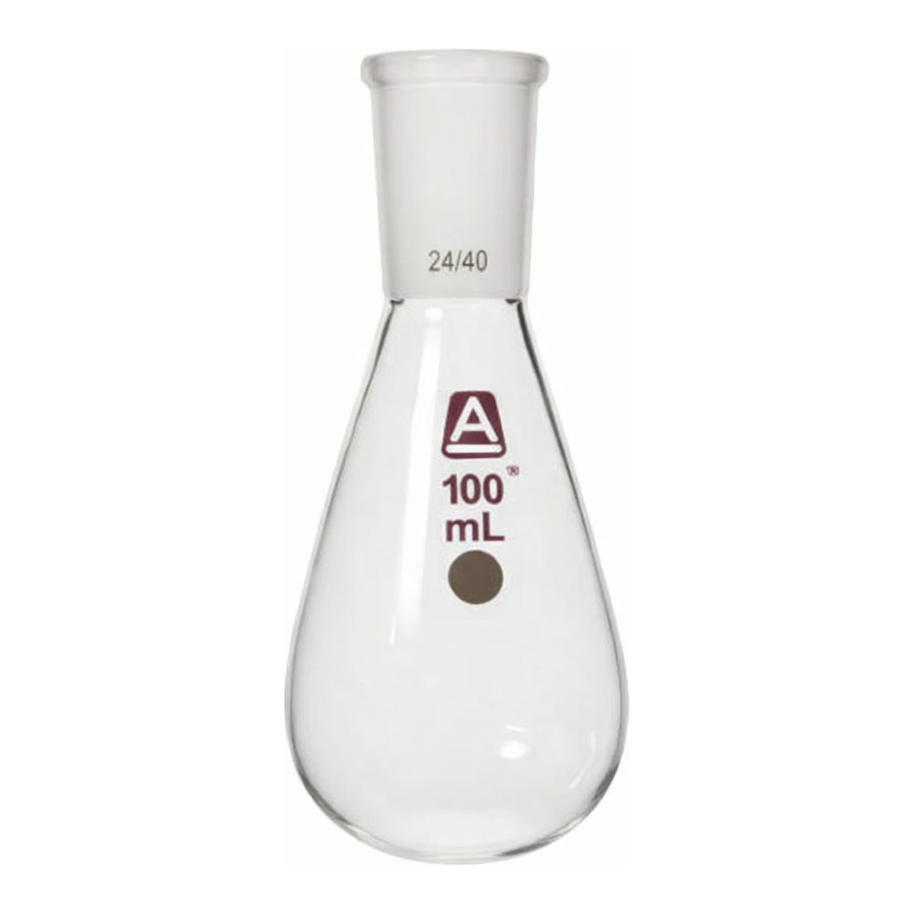 Merck Ace evaporating flask, pear-shaped