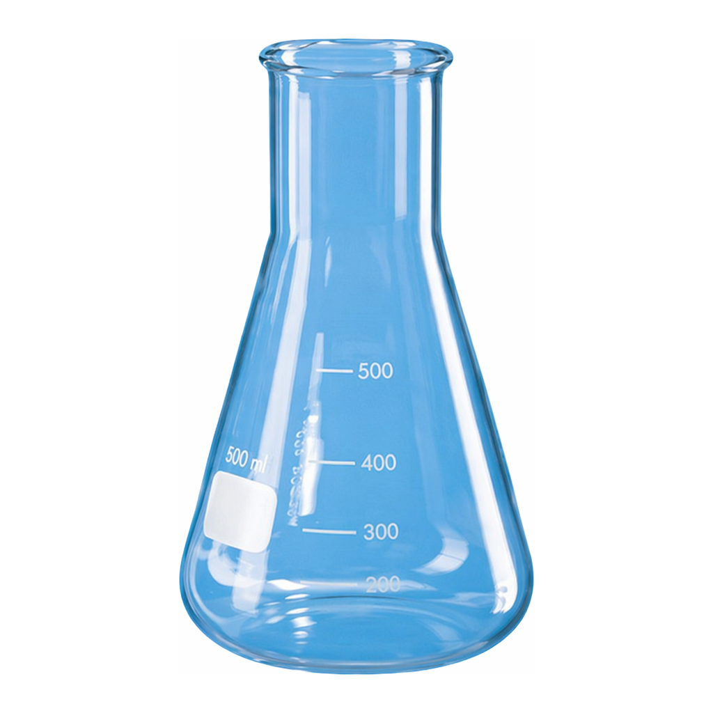 Merck BRAND Erlenmeyer flask with beaded rim and graduation, wide mouth