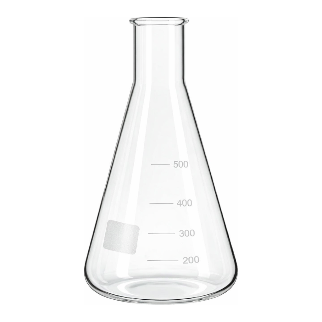 Merck BRAND Erlenmeyer flask with beaded rim and graduation, narrow mouth