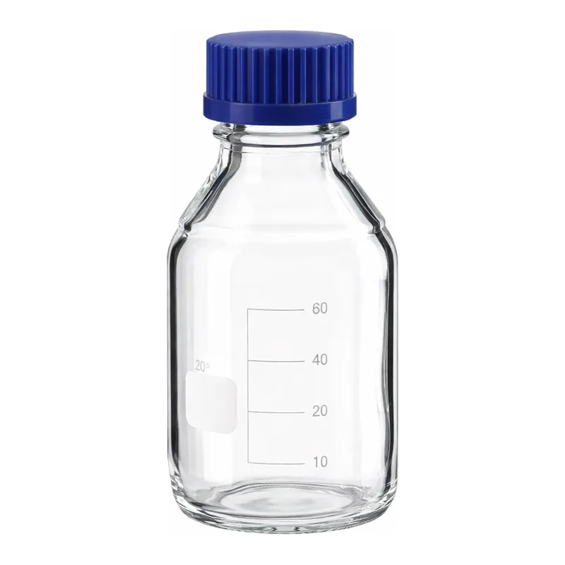 Merck BRAND laboratory bottle, graduated with screw cap