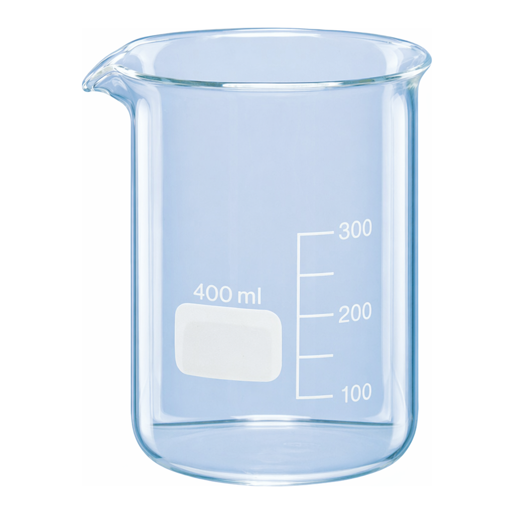 Merck BRAND glass beaker with spout, low form