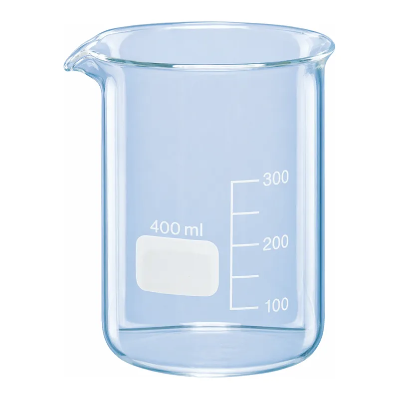 Merck BRAND glass beaker with spout, low form
