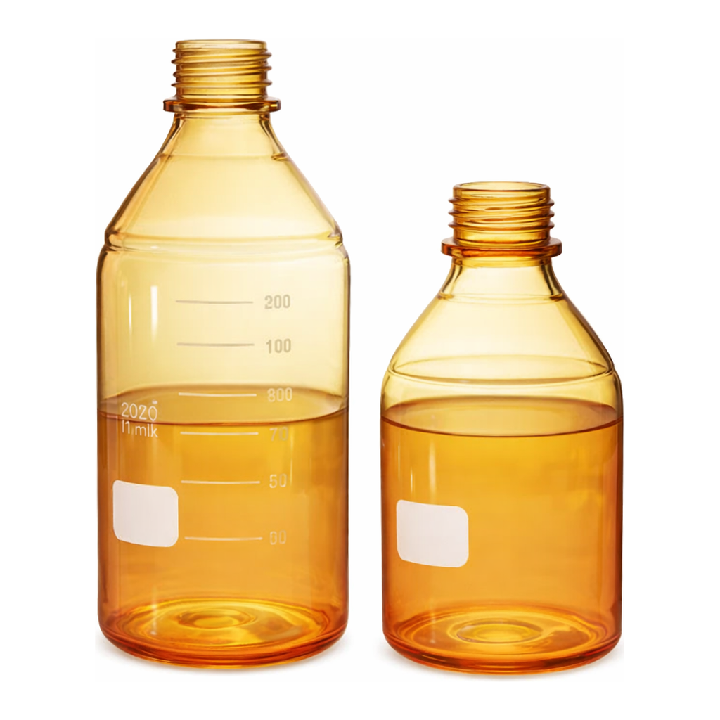 Merck Duran graduated laboratory bottles, without caps