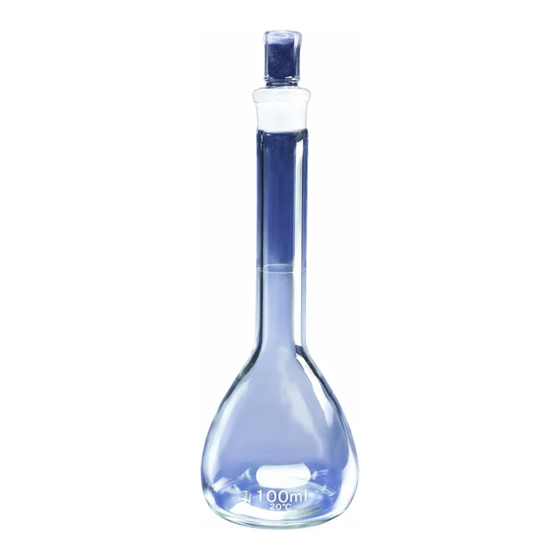 Merck Pyrex volumetric flask, class A with Pyrex ST stopper