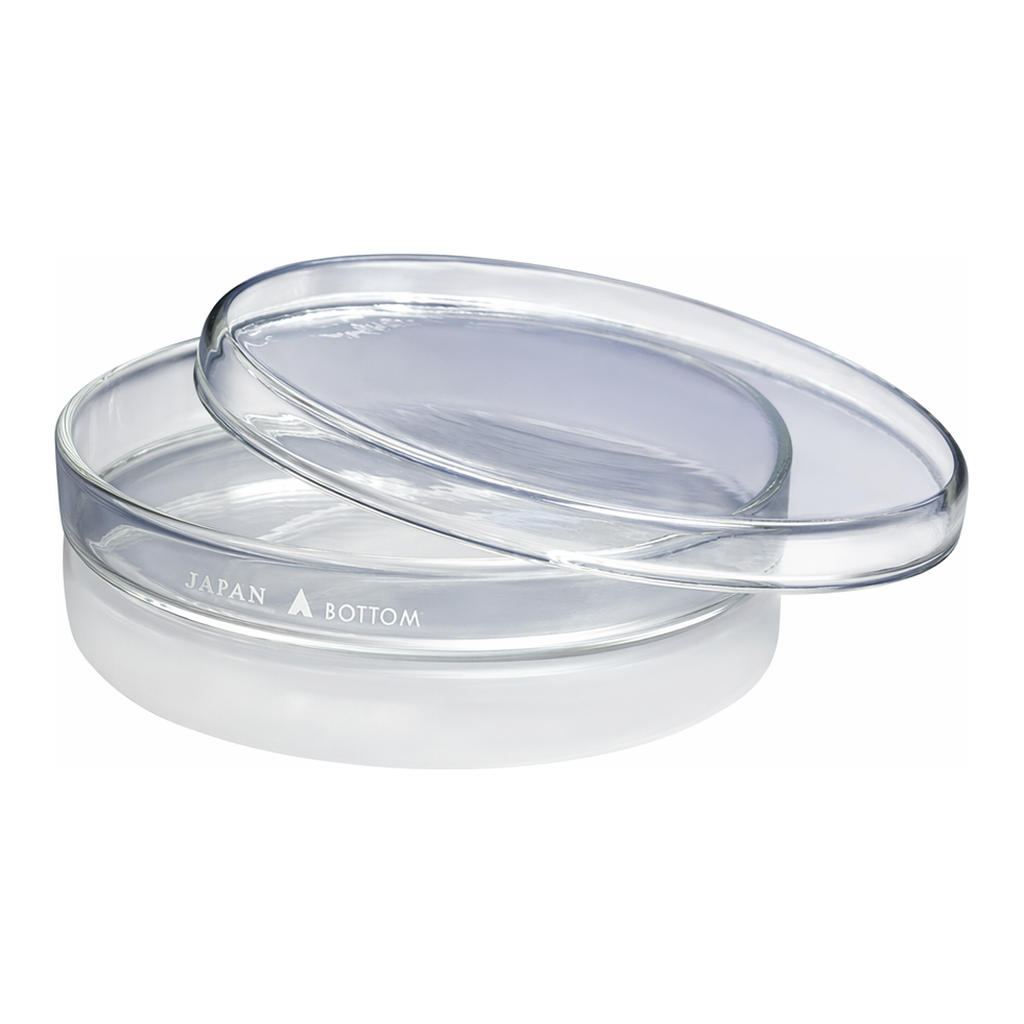 Merck Pyrex petri dishes