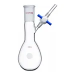 Merck Synthware pear-shaped Schlenk flask with stopcock