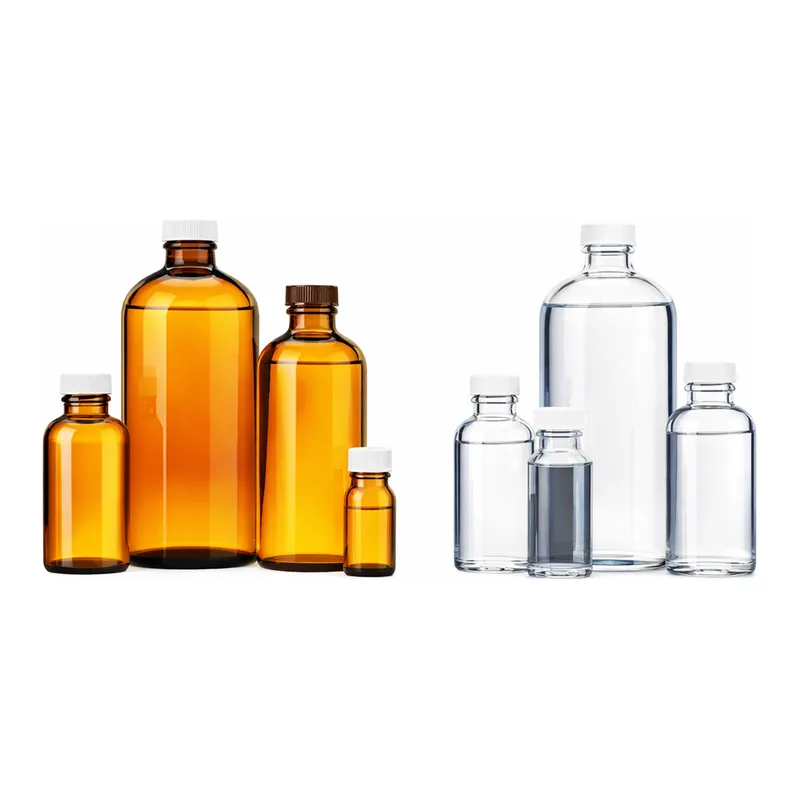 Merck Wheaton narrow mouth bottles with caps