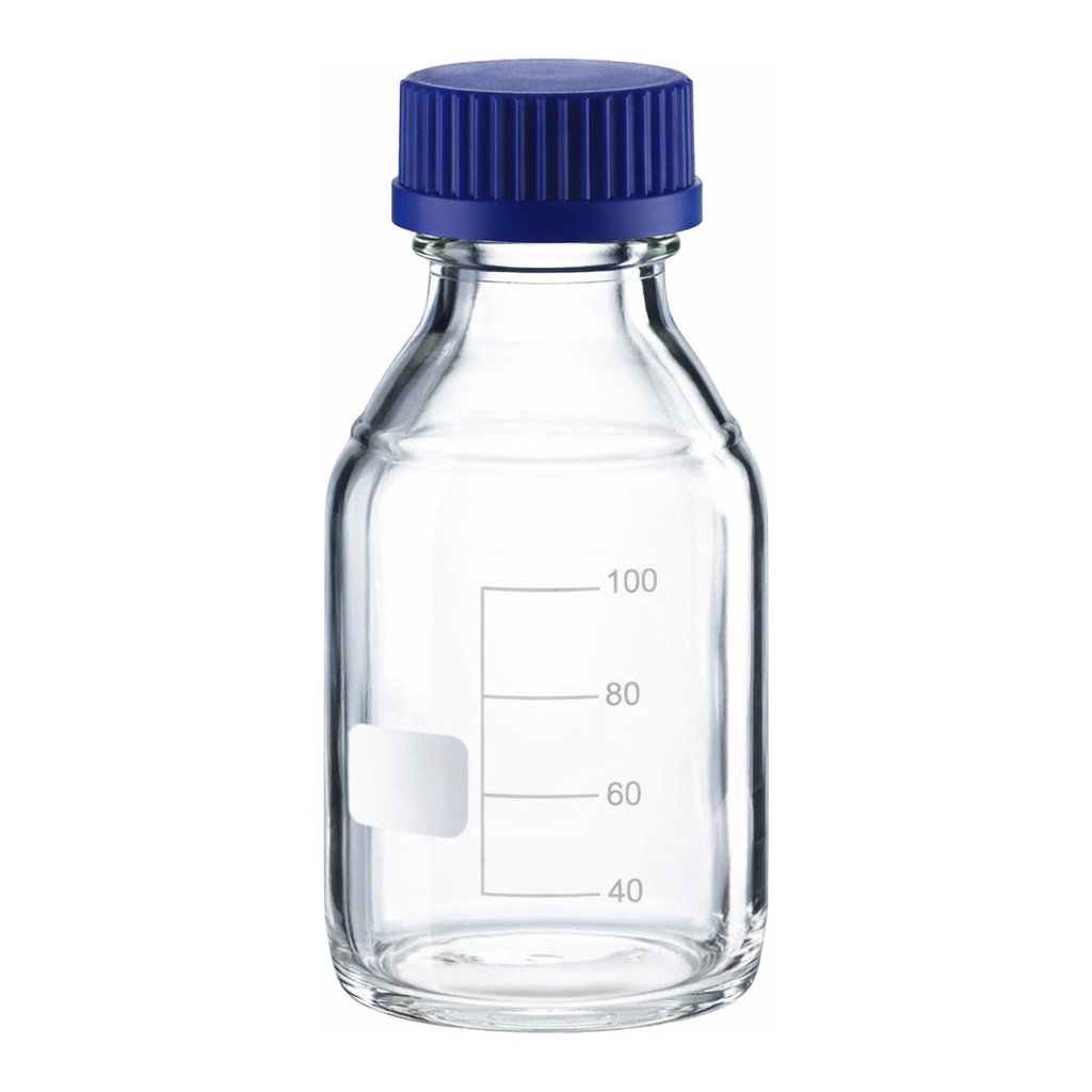 Merck BRAND laboratory bottle, graduated with screw cap