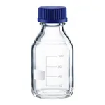 Merck BRAND laboratory bottle, graduated with screw cap