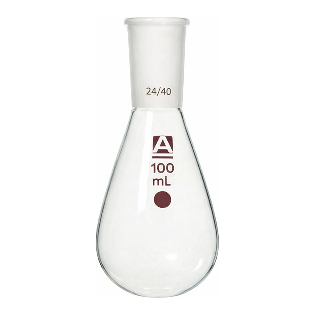 Merck Ace evaporating flask, pear-shaped