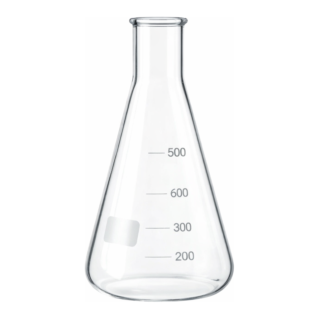 Merck BRAND Erlenmeyer flask with beaded rim and graduation, narrow mouth