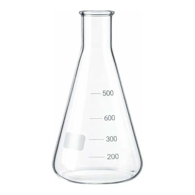 Merck BRAND Erlenmeyer flask with beaded rim and graduation, narrow mouth