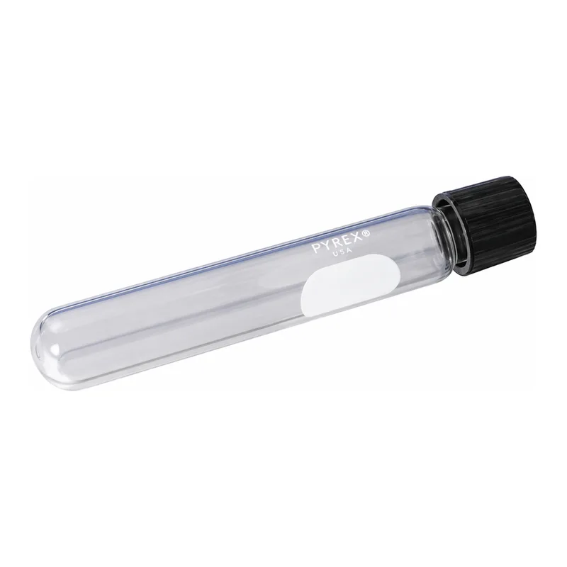 Merck Pyrex culture tubes with screw-cap