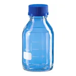 Merck BRAND laboratory bottle, graduated with screw cap