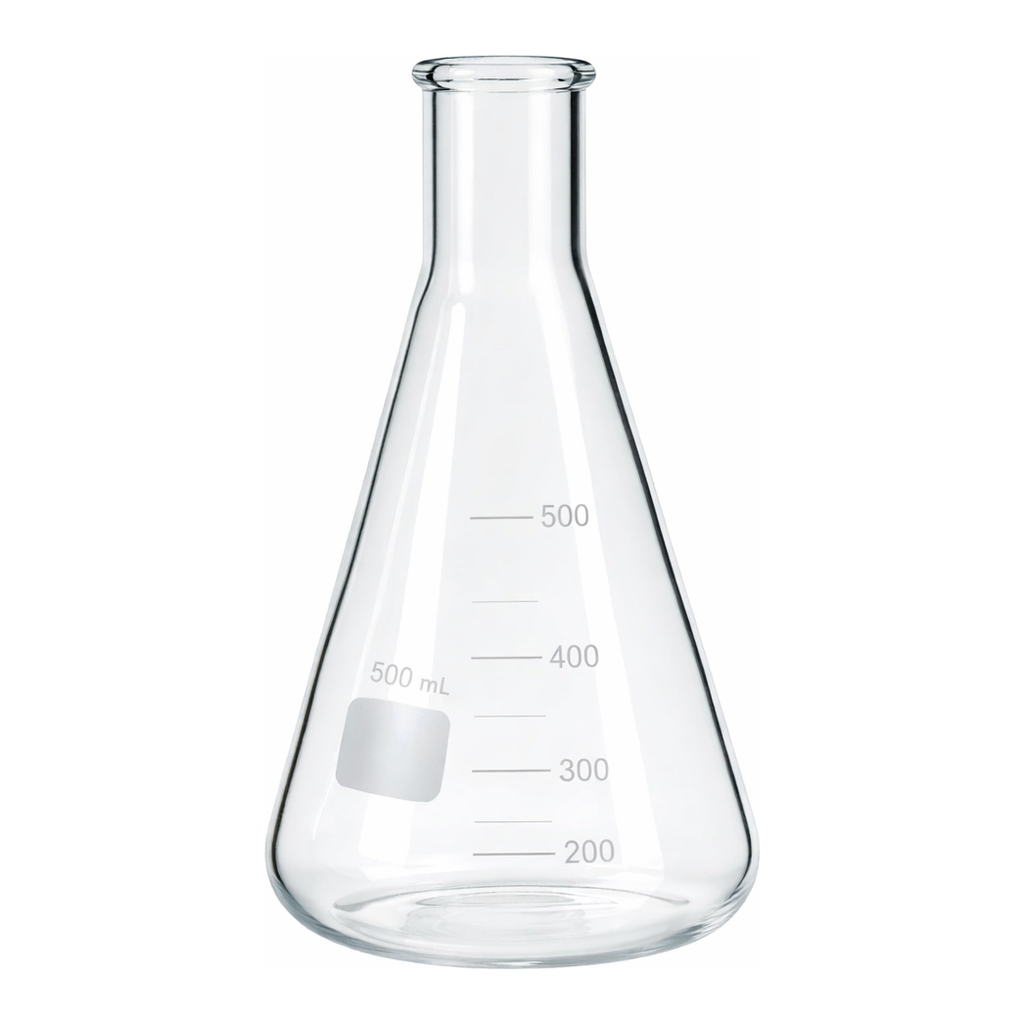 Merck BRAND Erlenmeyer flask with beaded rim and graduation, narrow mouth