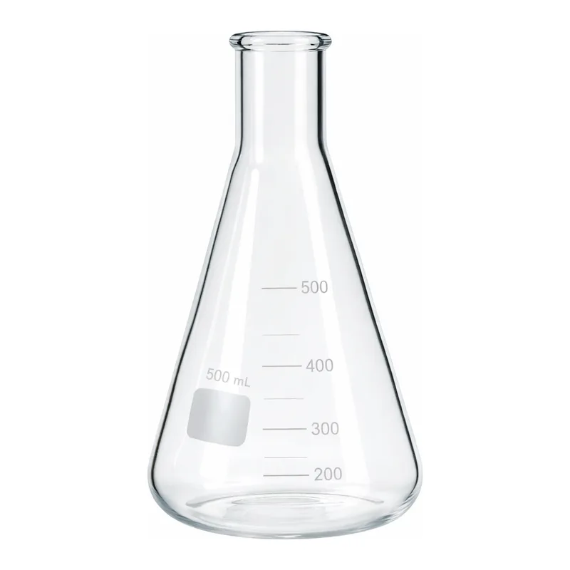 Merck BRAND Erlenmeyer flask with beaded rim and graduation, narrow mouth