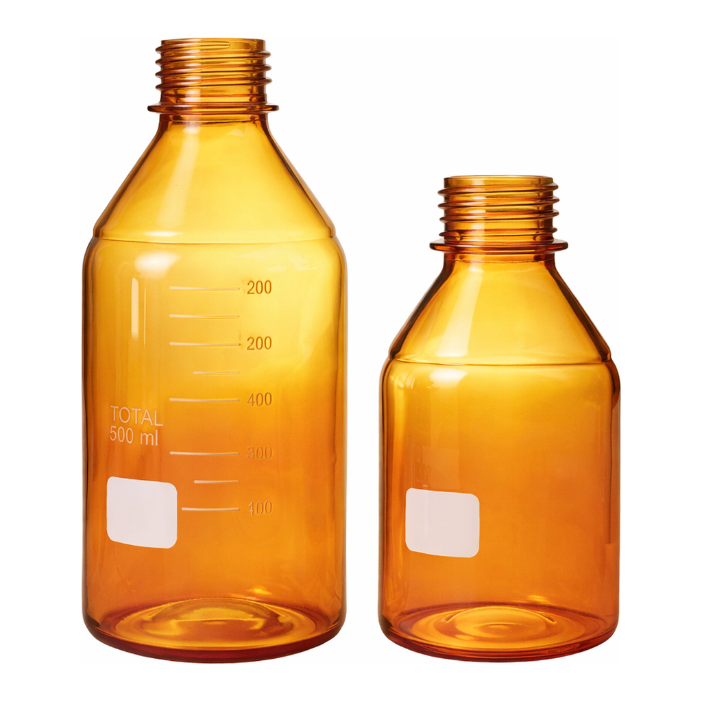 Merck Duran graduated laboratory bottles, without caps