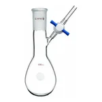 Merck Synthware pear-shaped Schlenk flask with stopcock