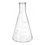 Merck BRAND Erlenmeyer flask with beaded rim and graduation, narrow mouth