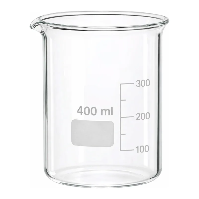 Merck BRAND glass beaker with spout, low form