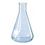 Merck BRAND Erlenmeyer flask with beaded rim and graduation, narrow mouth