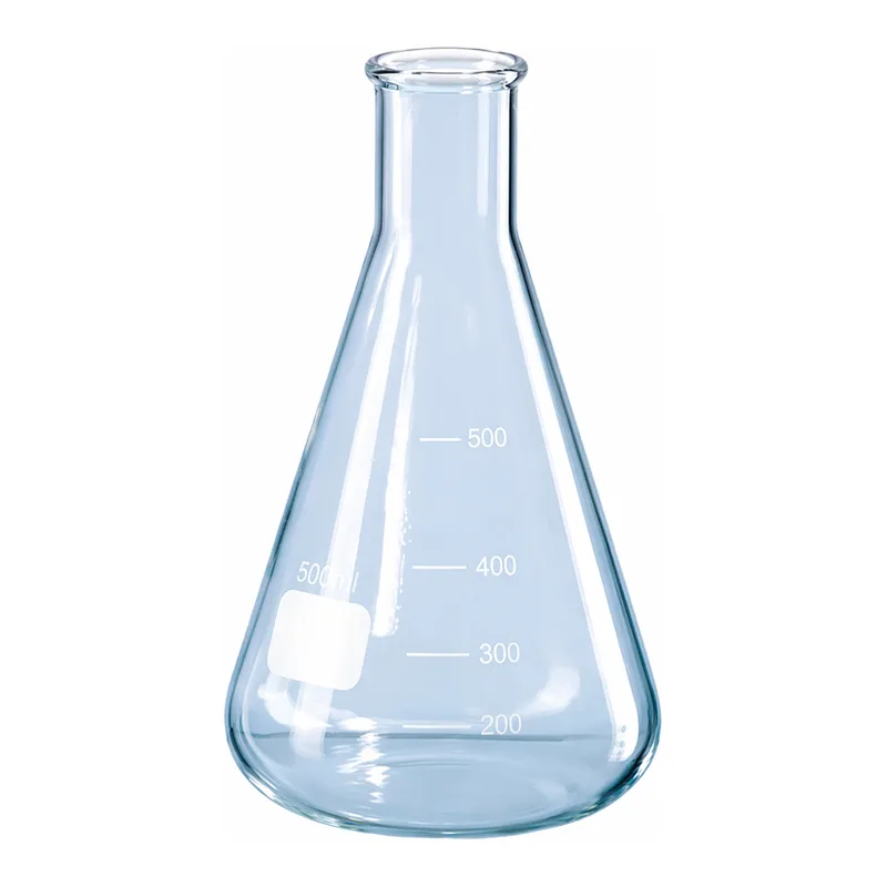 Merck BRAND Erlenmeyer flask with beaded rim and graduation, narrow mouth