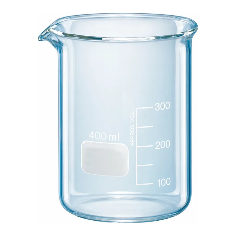 Merck BRAND glass beaker with spout, low form