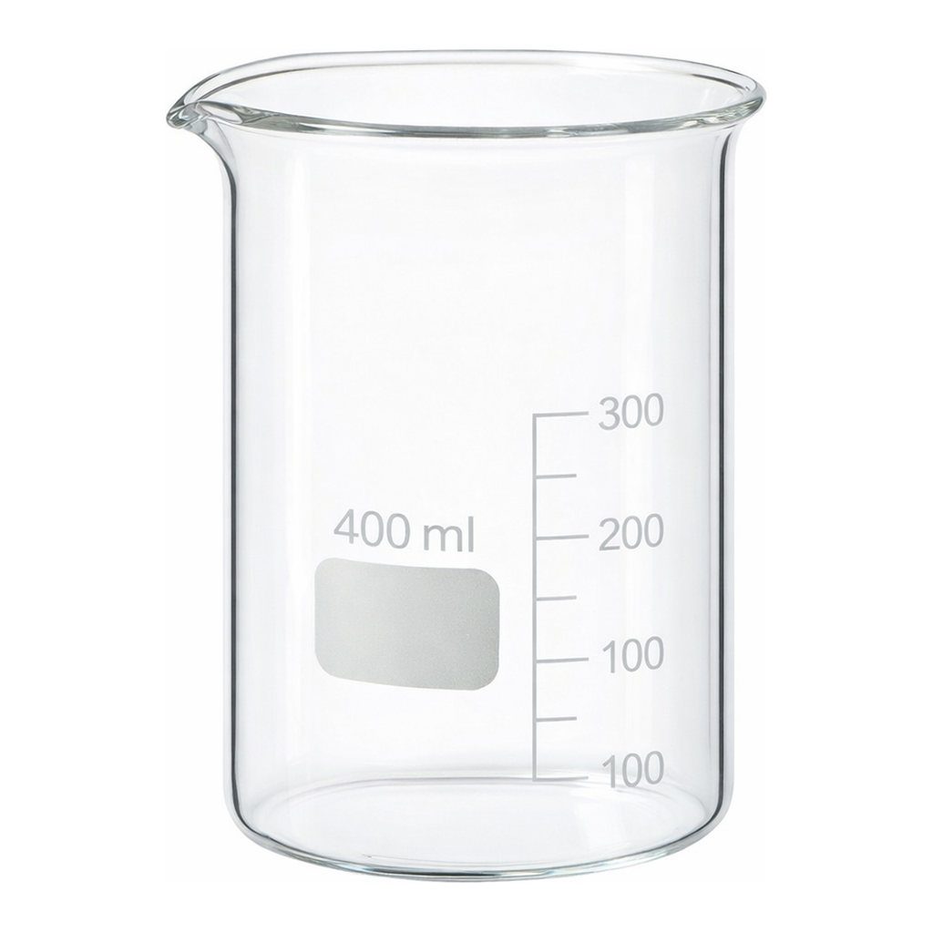 Merck BRAND glass beaker with spout, low form